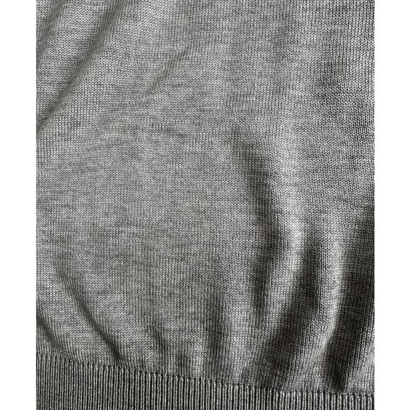 Peter Millar‎ Silk/Cotton/Cashmere Gray Sweater Vest Size Medium - Picture 8 of 9